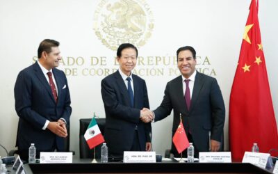 Recibe Senado a vicepresidente del Comité Permanente de la Asamblea Popular China