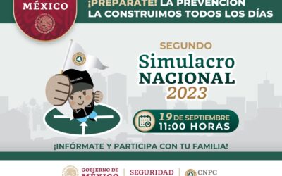 Atento, Segundo Simulacro Nacional 2023 este 19 de septiembre