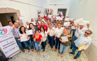 Registra PRI más de 70 mil militantes en jornada de afiliación