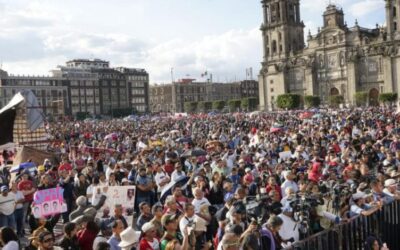 Reportan asistencia de 4  mil 500 personas a Marcha del 2 de Octubre