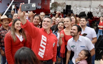 Apoyar con todo a Xóchitl, pide Alito a priístas de Querétaro