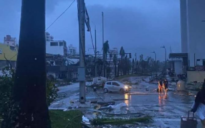 Otis deja a su paso graves daños en Guerrero; permanece como tormenta tropical