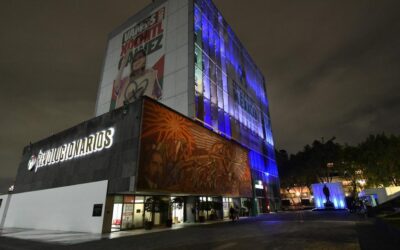 Ilumina PRI sede nacional con colores de la bandera de Israel