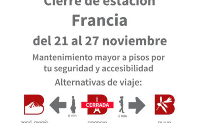 Continuarán cierres escalonados en L-1 del Metrobús por obras
