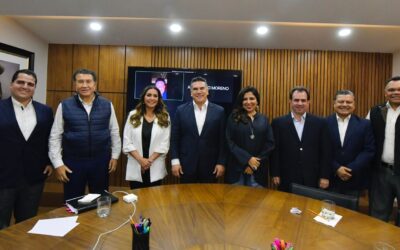 Recibe Alito a los seis aspirantes para gobernar Veracruz