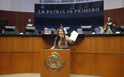 Senadora Kenia López se reincorpora a sus actividades legislativas