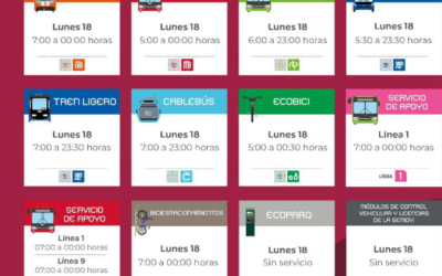 Consulta los horarios de la Red de Movilidad Integrada para el 18 de marzo