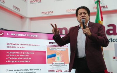Delgado presenta plataforma de MORENA para denunciar delitos electorales