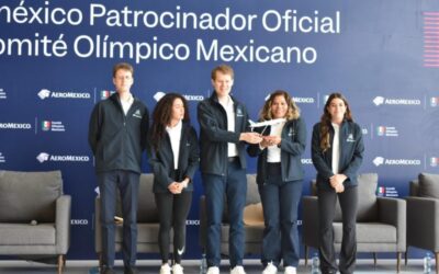 Delegación olímpica mexicana vuela a París con Aeroméxico