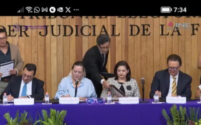 INE y TEPJF firman convenio histórico para contabilizar resultados de elección presidencial