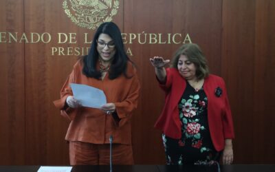 Marcela Guerra tomó protesta a María Teresa Saavedra como diputada federal