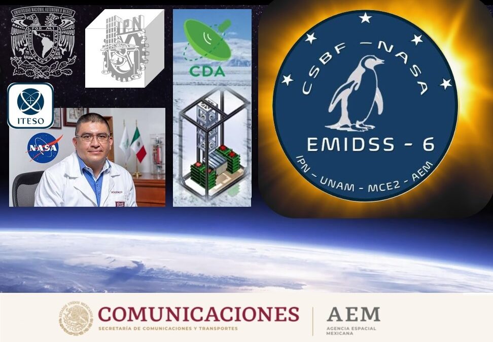 Probarán nuevo módulo espacial mexicano “EMIDSS-6” en misión de NASA