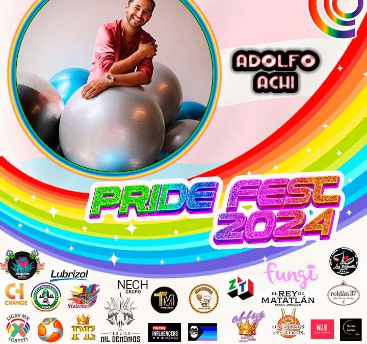 Listo Adolfo Achi para deslumbrar en el Pride Fest 2024