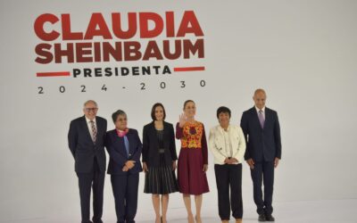 Presenta Sheinbaum a nuevos miembros de su gabinete