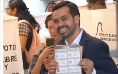 Máynez vota y pide una elección «en paz»