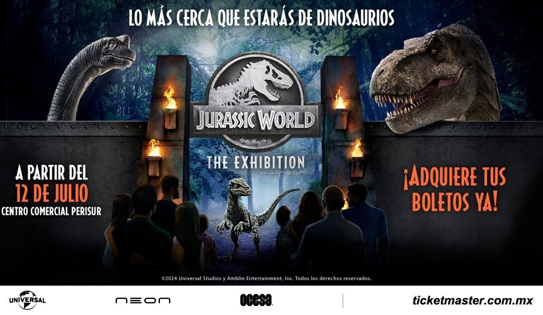 Jurassic World: The Exhibition llega a la Ciudad de México