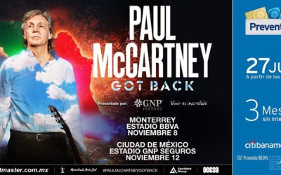 Paul McCartney anuncia su regreso a México con gira Got Back Tour