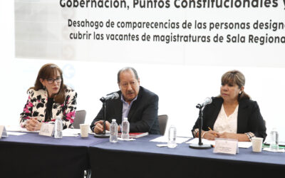 Desahogan en Comisión de la Permanente comparecencias de aspirantes a TFJA