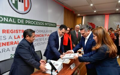 Dos fórmulas buscan presidencia nacional del PRI