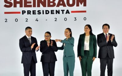 Delgado, Rosa Icela, Harfuch y Montiel al gabinete de Sheinbaum
