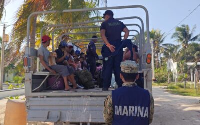 Marina refuerza acciones ante llegada del huracán Beryl a Q. Roo