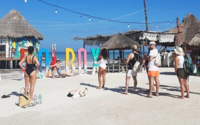 Implementan acciones emergentes de bombeo de agua en isla Holbox, QRoo