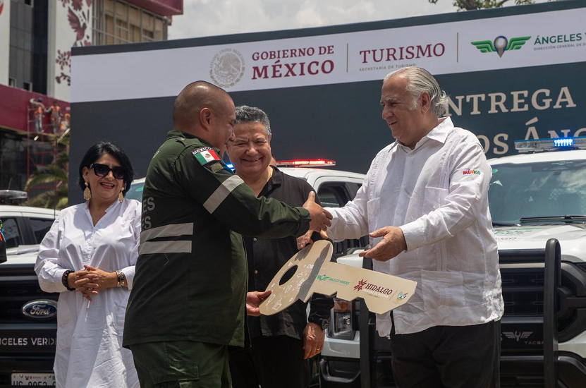 Sectur e Hidalgo fortalecen el turismo con nuevas unidades de Ángeles Verdes