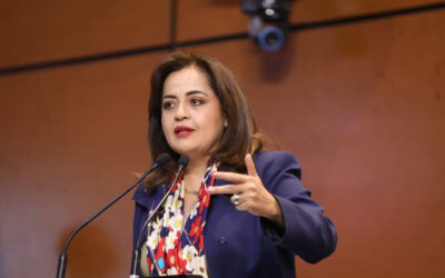 Pide Ana Lilia Herrera recursos para afectados de inundaciones en Edomex