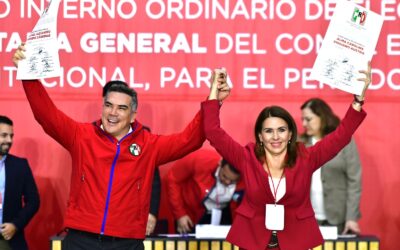 Gana reelección y toma protesta Alito como lider del PRI 2024-2028