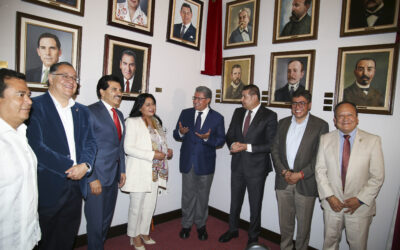 Develan pintura de Alejandro Armenta como presidente de la Mesa Directiva