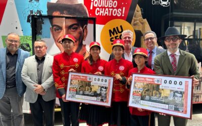 Promueven en billete de Lotería Nacional el Museo Mario Moreno “Cantinflas”
