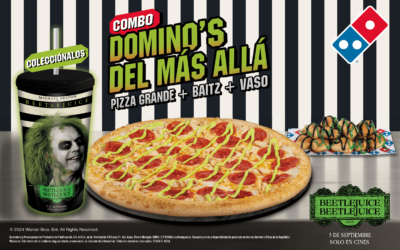 ¡Beetlejuice ha vuelto del “Más Allá”! Y llega a Domino’s Pizza