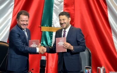 Presenta Batres libro “50 Propuestas Legislativas para la Transformación de México”