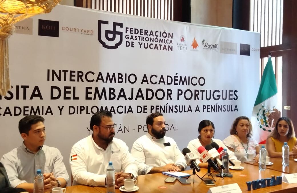 Recibirá la Federación Gastronómica de Yucatán al embajador de Portugal