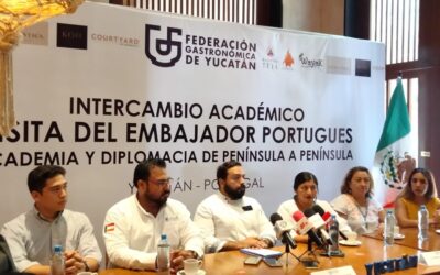 Recibirá la Federación Gastronómica de Yucatán al embajador de Portugal
