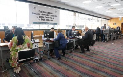 Avanza en San Lázaro credencialización y registro de diputad@s electos