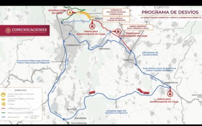A partir del lunes cierre de tramo de autopista Tepoztlán – Cuernavaca Entronque Cuautla