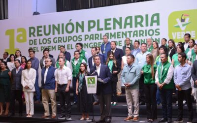 Senadores y diputados Verdes refrendan su compromiso con Sheinbaum