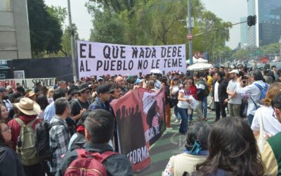 Protestas en el Senado ante discusión y votación de Reforma Judicial