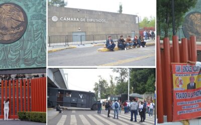 Trabajadores del Poder Judicial mantendrán protesta en San Lázaro el tiempo necesario