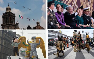 Sin novedad, el Presidente López Obrador encabeza su último Desfile Militar