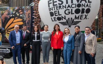 Desde lo alto, Guanajuato y México se promocionan ante el mundo