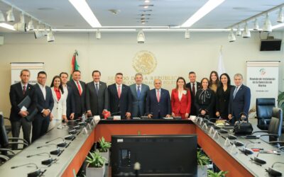 Senadores del PRI se reúnen con el canciller Juan Ramón de la Fuente