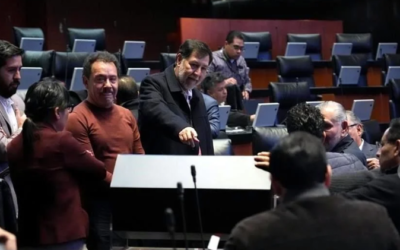 Senado ensaya sorteo para elección judicial