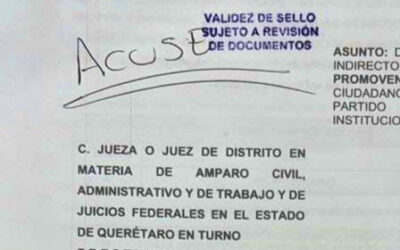 Presenta Rubén Moreira amparo contra la reforma al Poder Judicial