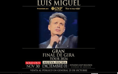 Luis Miguel anuncia segunda fecha en el Estadio GNP Seguros