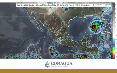Huracán Rafael se localizó a 350 km al nor-noreste de Cabo Catoche, Q. Roo