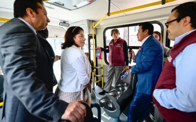 Edomex da banderazo de salida a nuevos autobuses del Circuito Interurbano Tollocan Norte