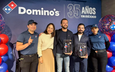 Domino’s celebra 35 años en México con más de 60 millones de pizzas entregadas