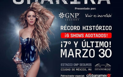 Una fecha más de Shakira en el Estadio GNP Seguros